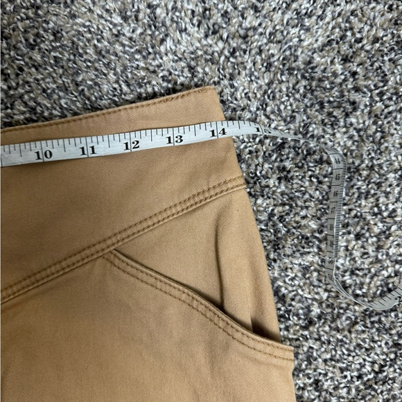 H&M Divided Beige Tan Zip Front Mini Skirt 8 - Picture 9 of 9